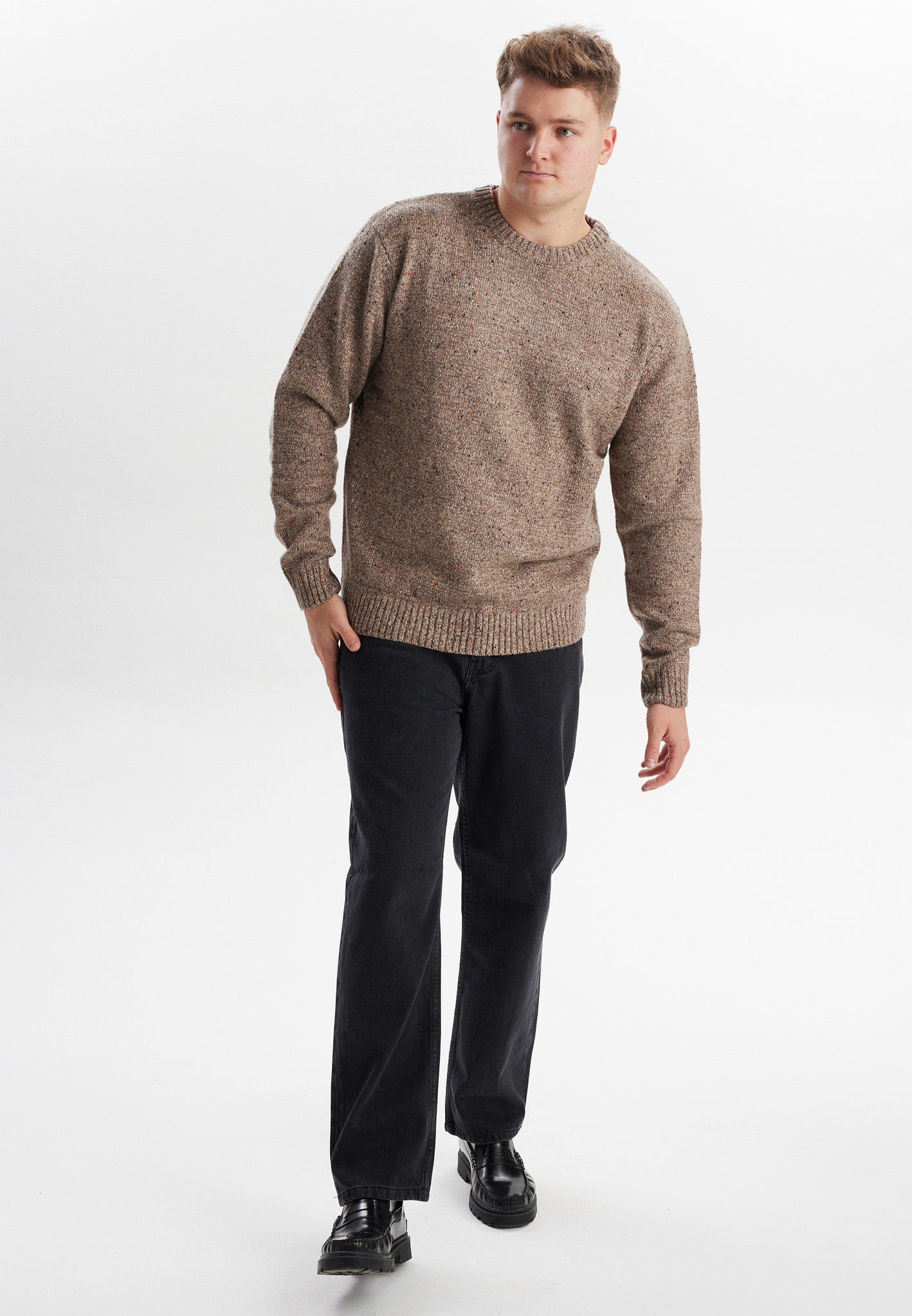 DXNMXRK. DXFolkvar Knitwear Brown