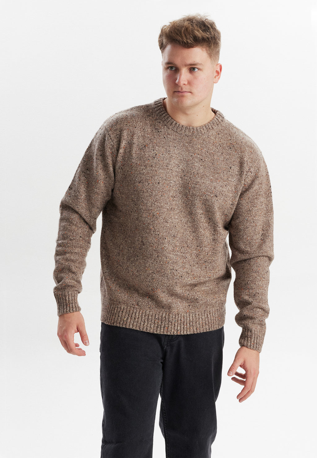 DXNMXRK. DXFolkvar Knitwear Brown