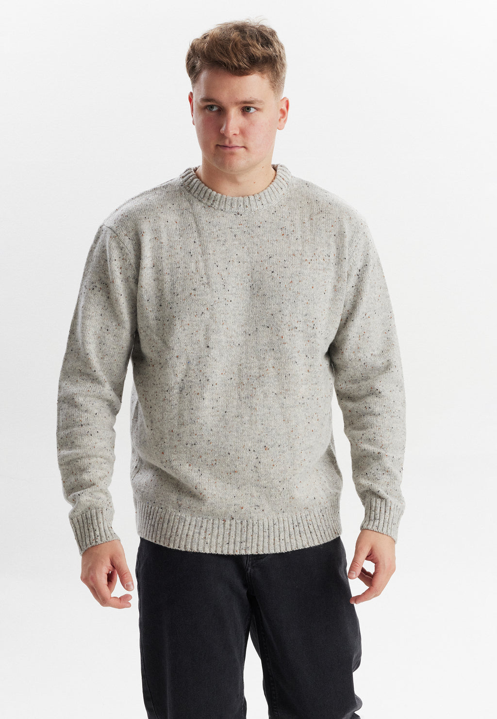 DXNMXRK. DXFolkvar Knitwear light grey