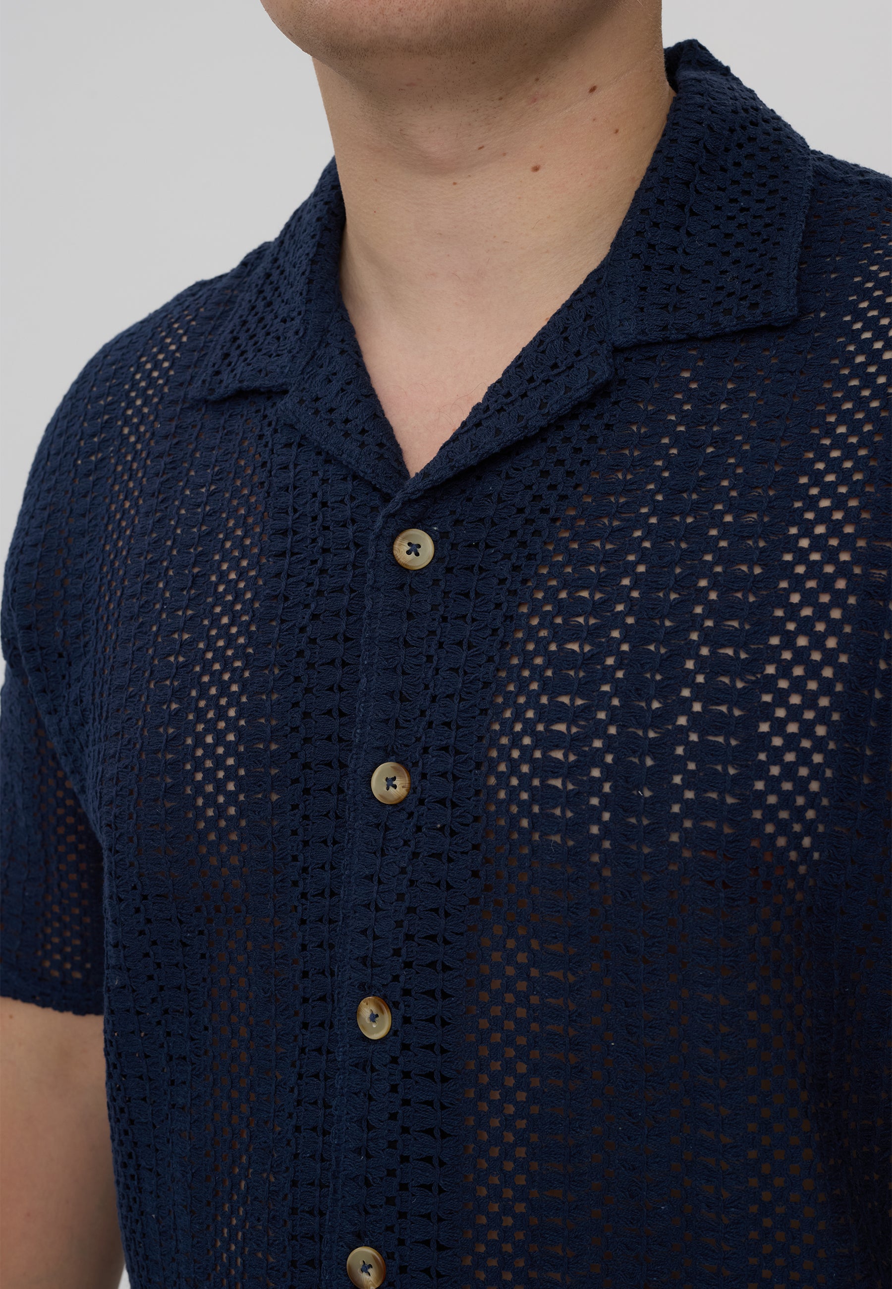 DXNMXRK. DXFouad Shirt navy