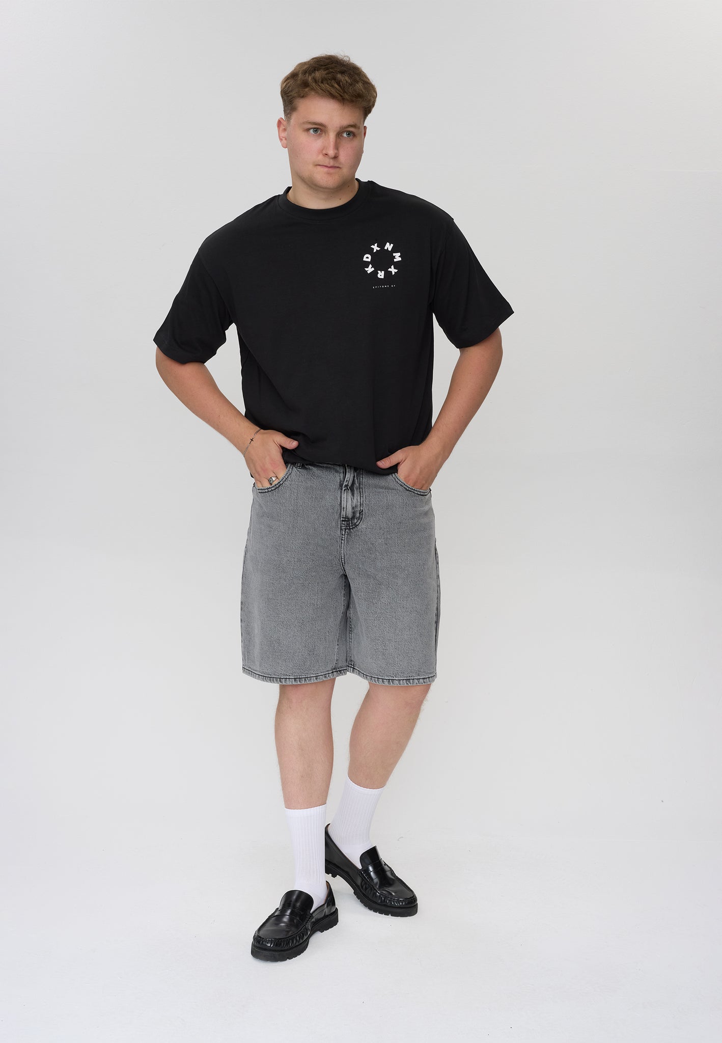 DXNMXRK. DXGeran Shorts Grey