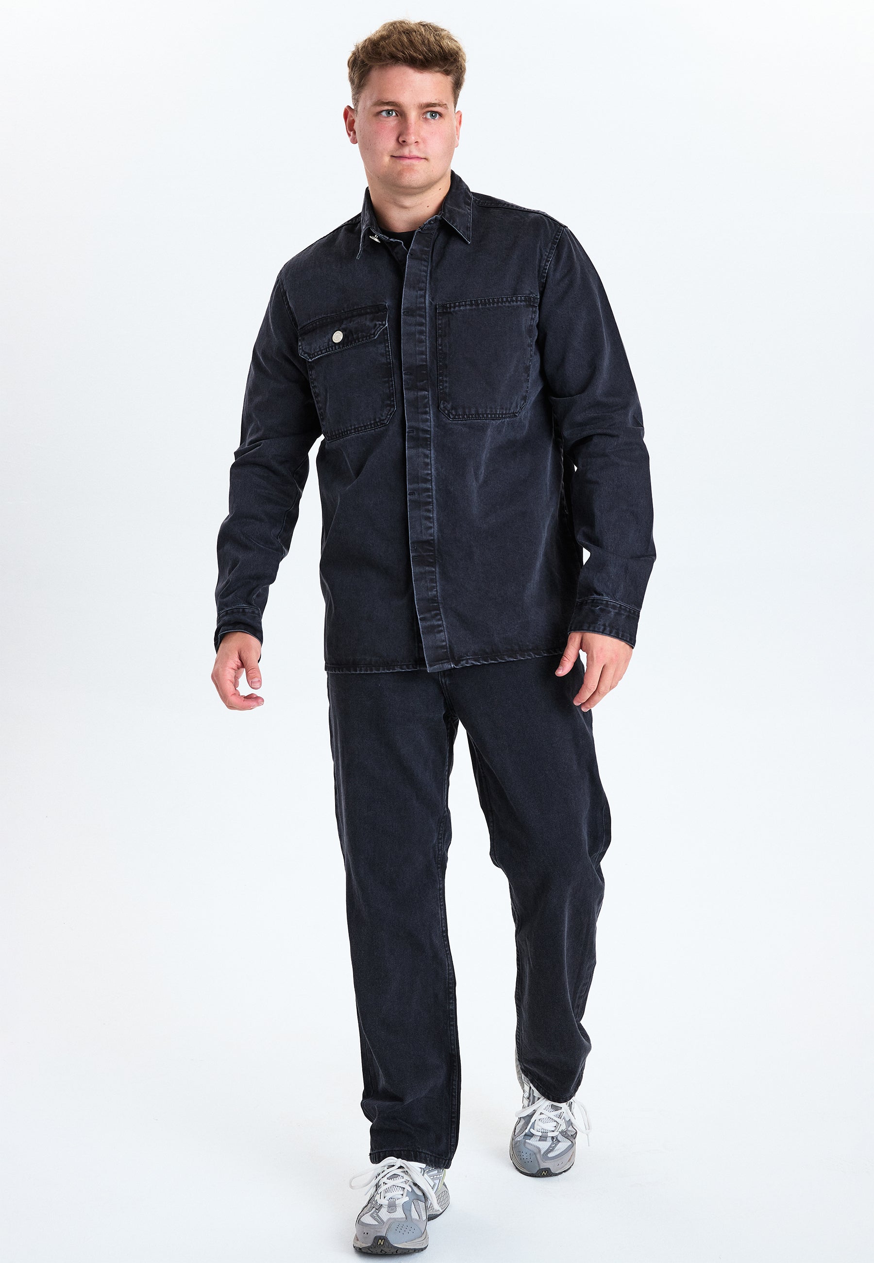 DXNMXRK. DXfernando Overshirt Black