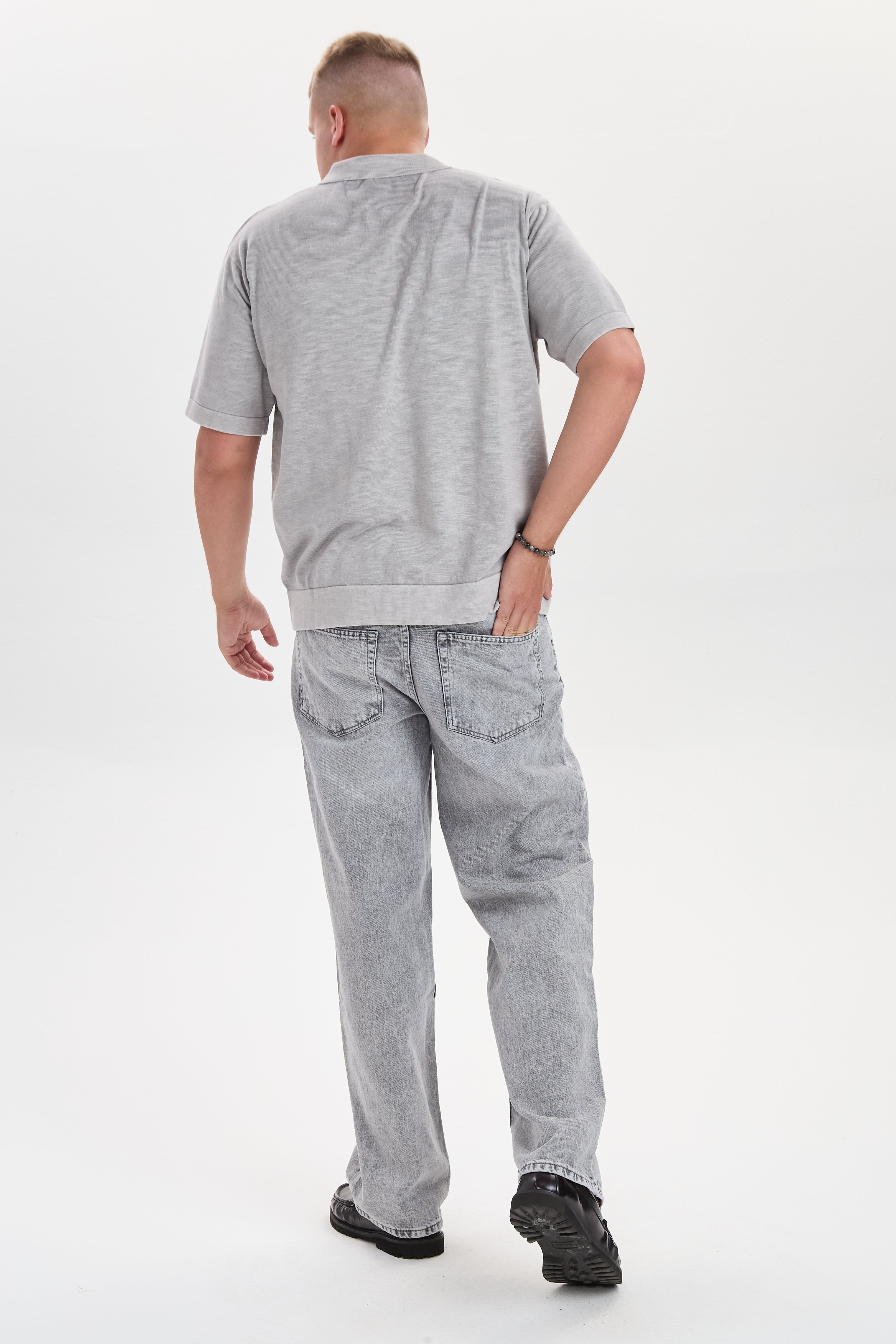 DXHector Relaxed Fit Jeans Grå
