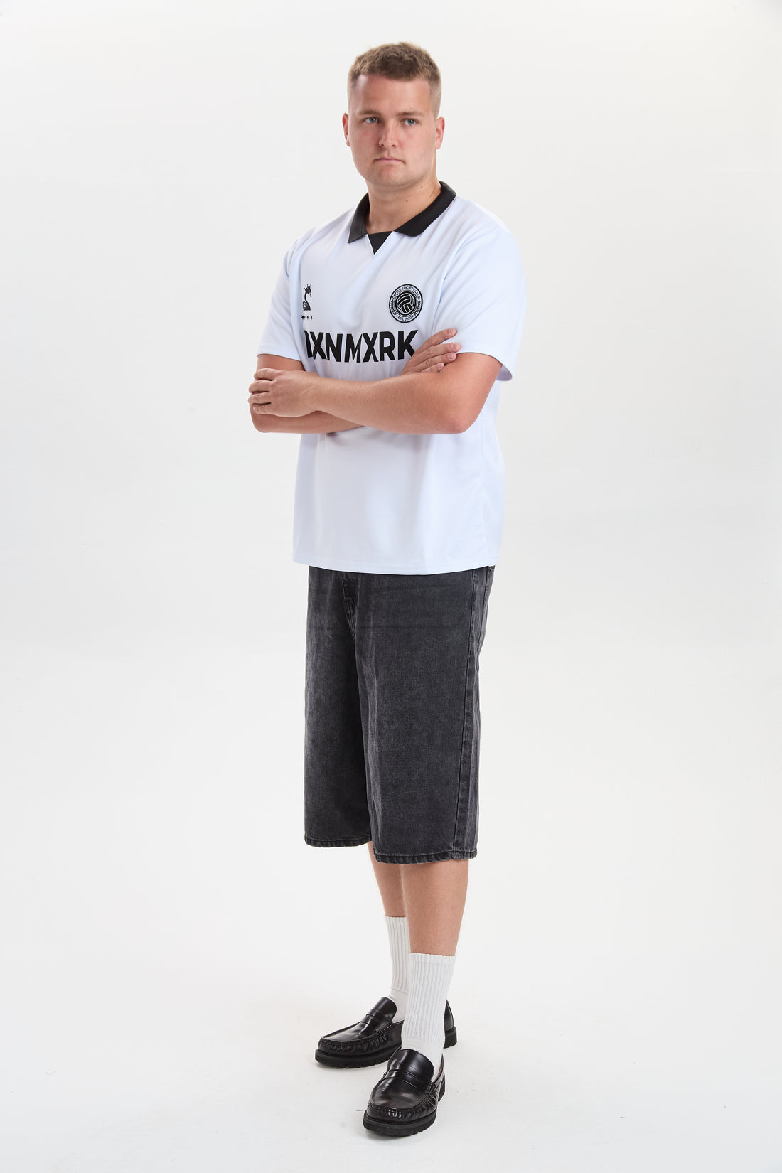 DXSoccer White Football Jersey 