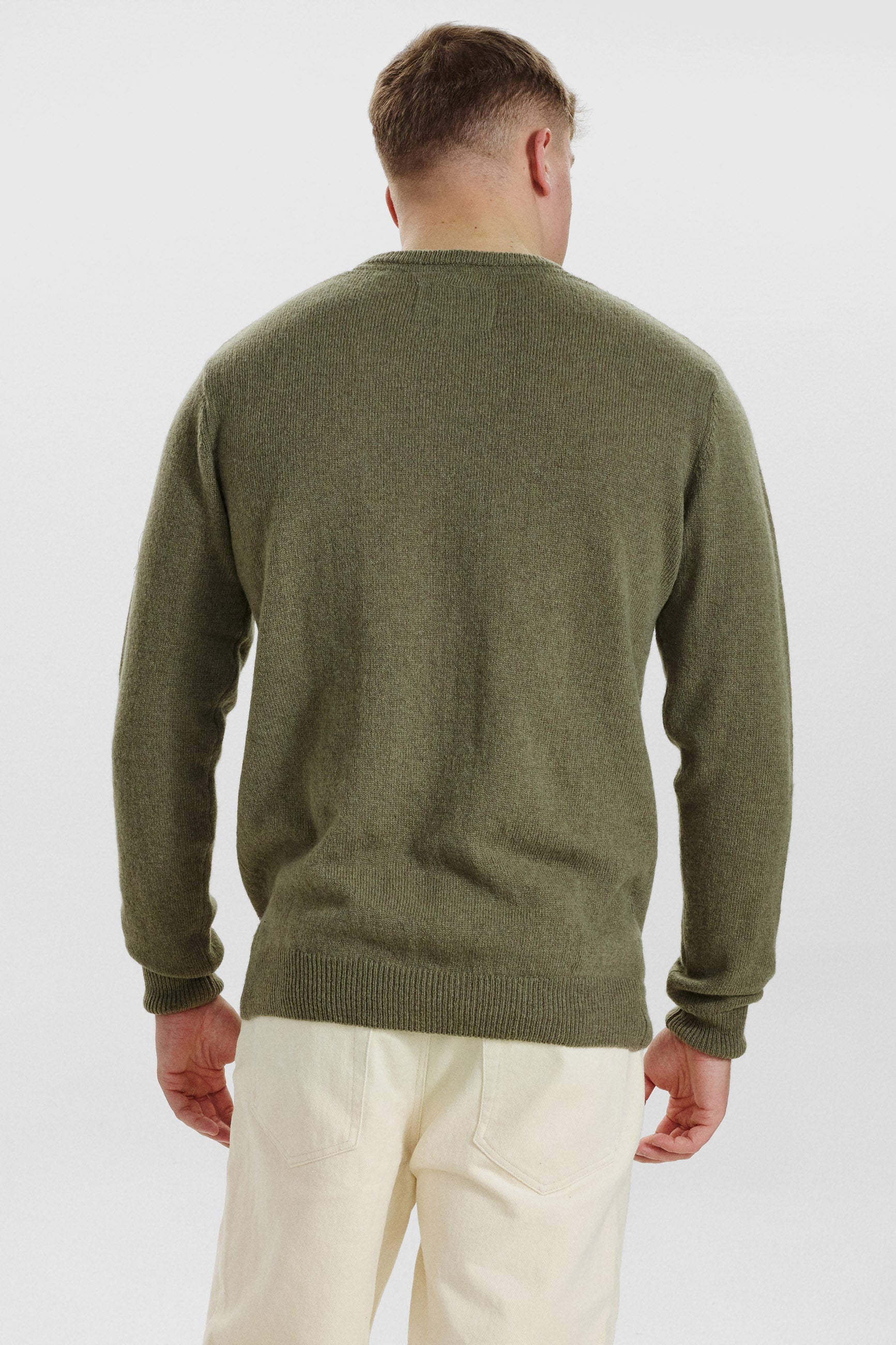 DXNMXRK. DX-Edmond Knitwear Deep Lichen Green